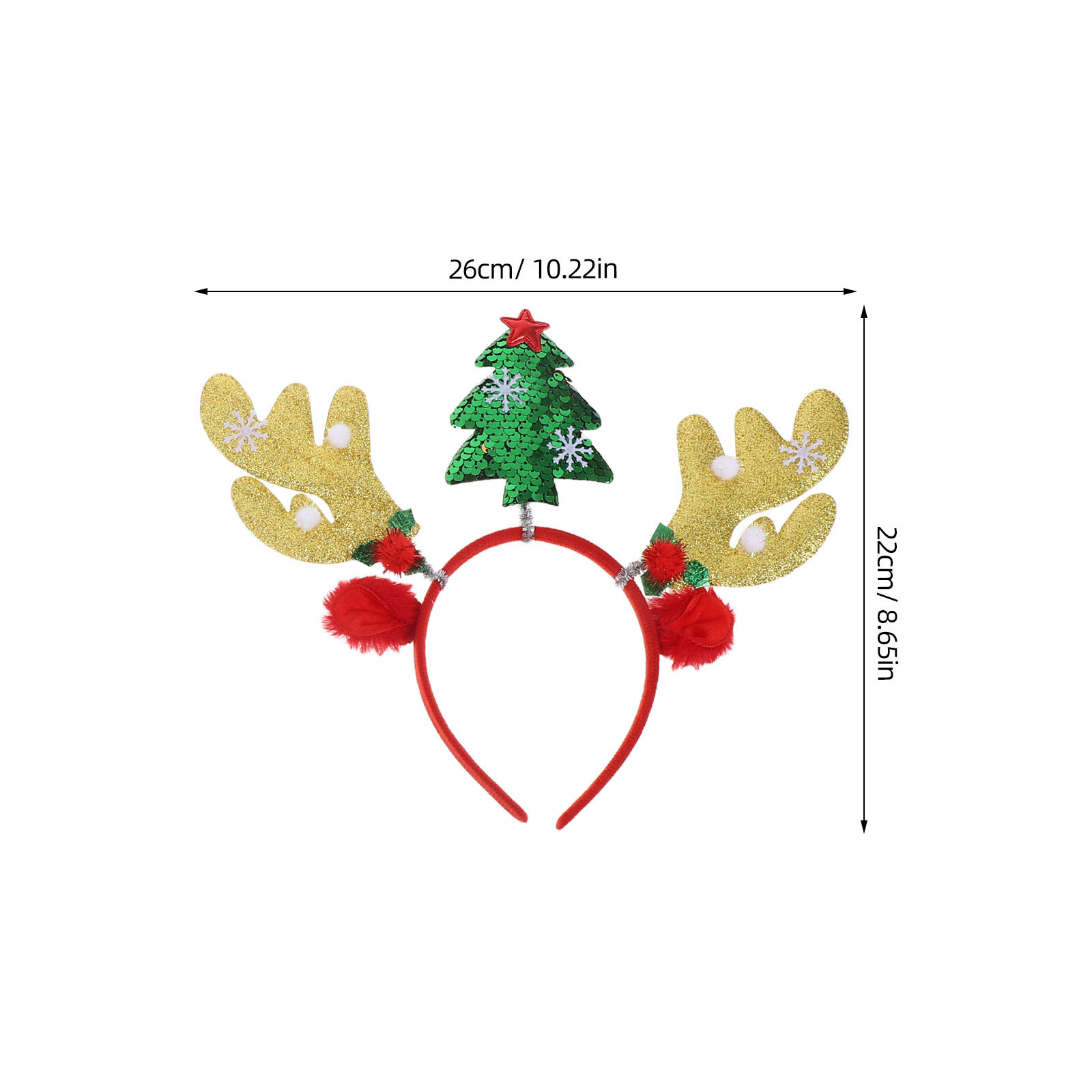2Pcs Holiday Reindeer Headband - Reindeer Antlers Headband ulasan dan harga