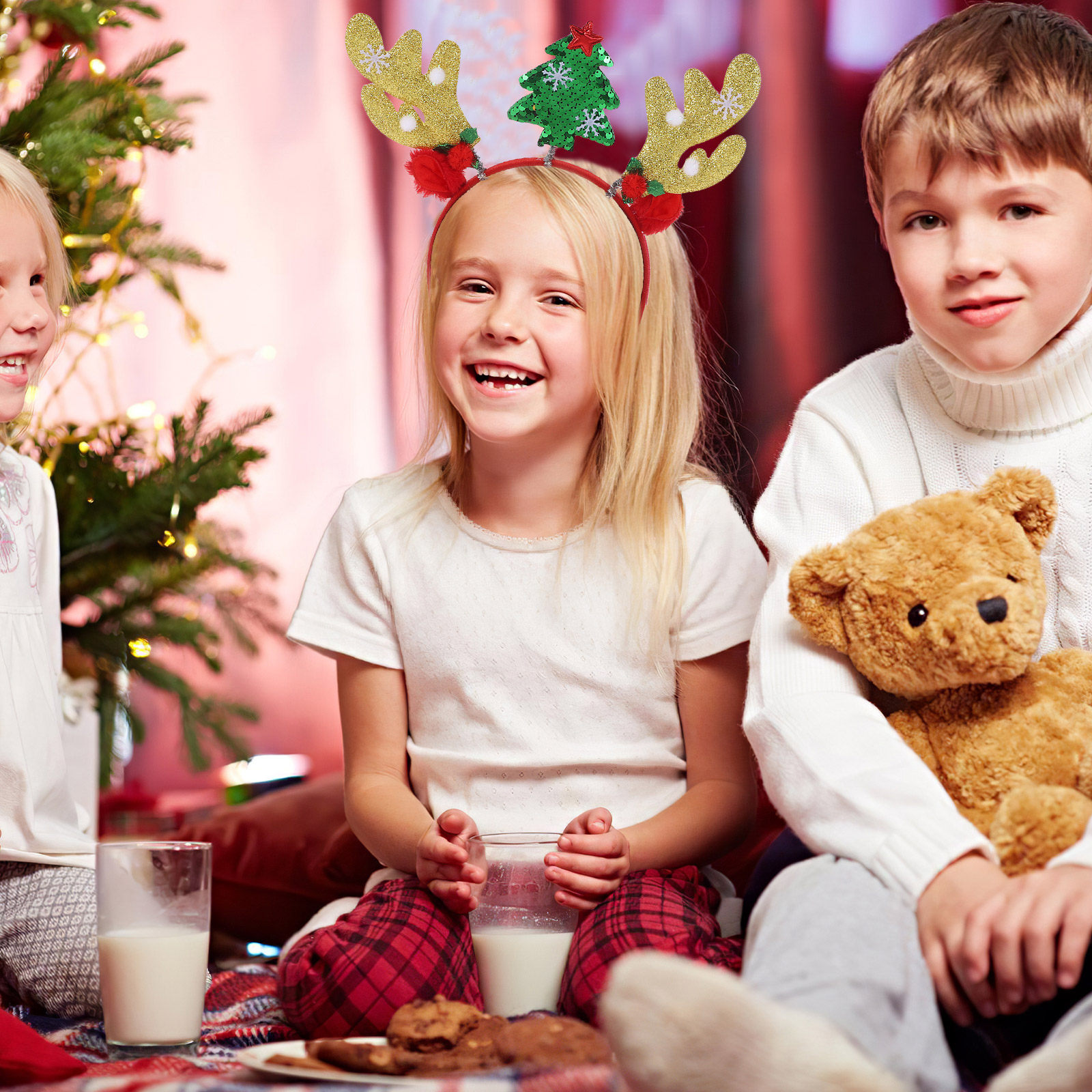 2Pcs Holiday Reindeer Headband - Reindeer Antlers Headband ulasan dan harga