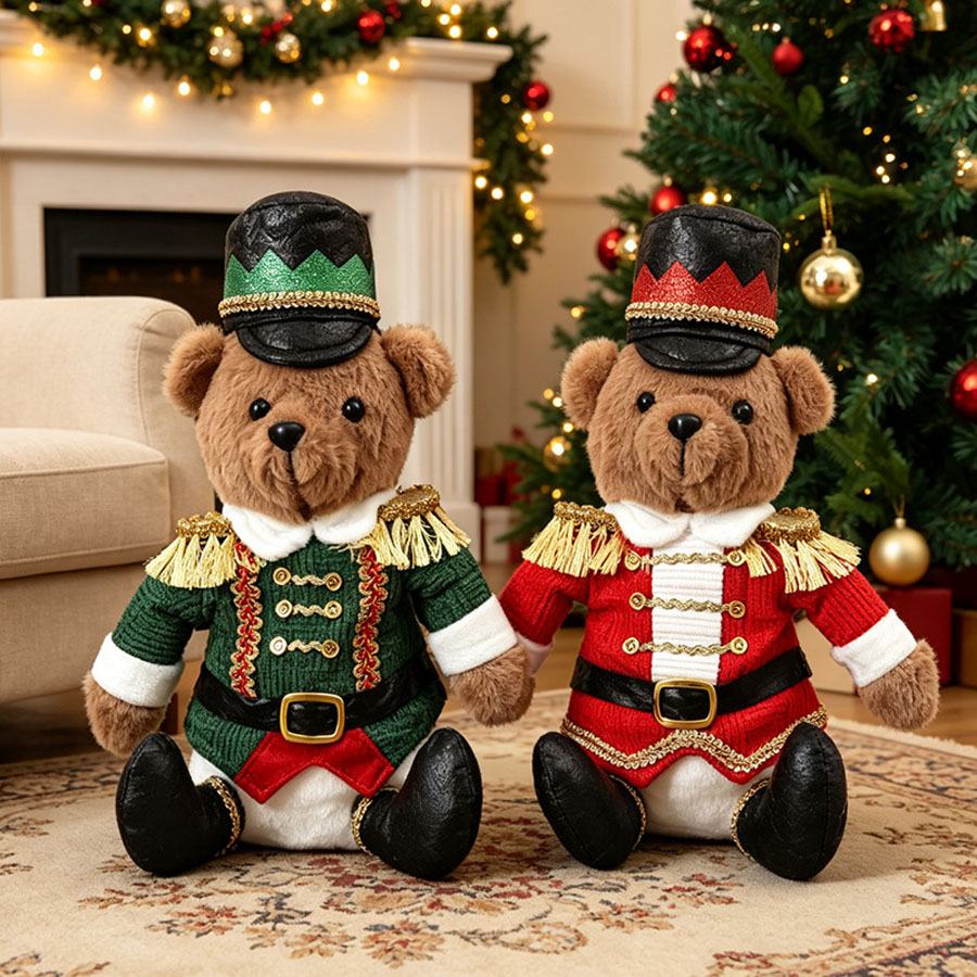 Christmas Soldier Bear Doll Nu - Nutcracker Figurine ulasan dan harga