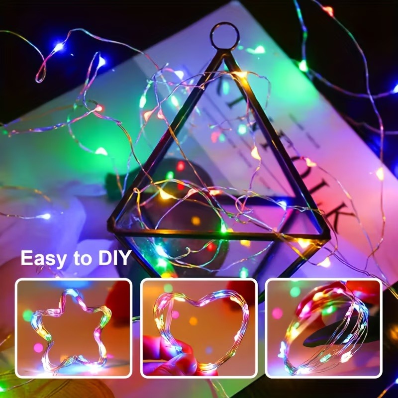 10M Remote Control Waterproof  - Led Fairy String Lights ulasan dan harga