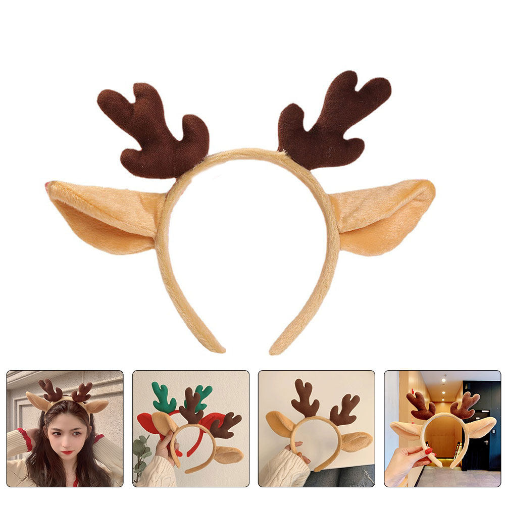 Christmas Reindeer Antler Head - Reindeer Antlers Headband ulasan dan harga