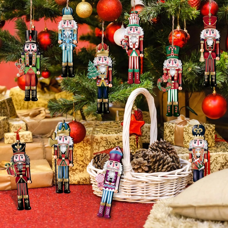 12/16pcs Wooden Nutcracker Sol - Nutcracker Figurine ulasan dan harga