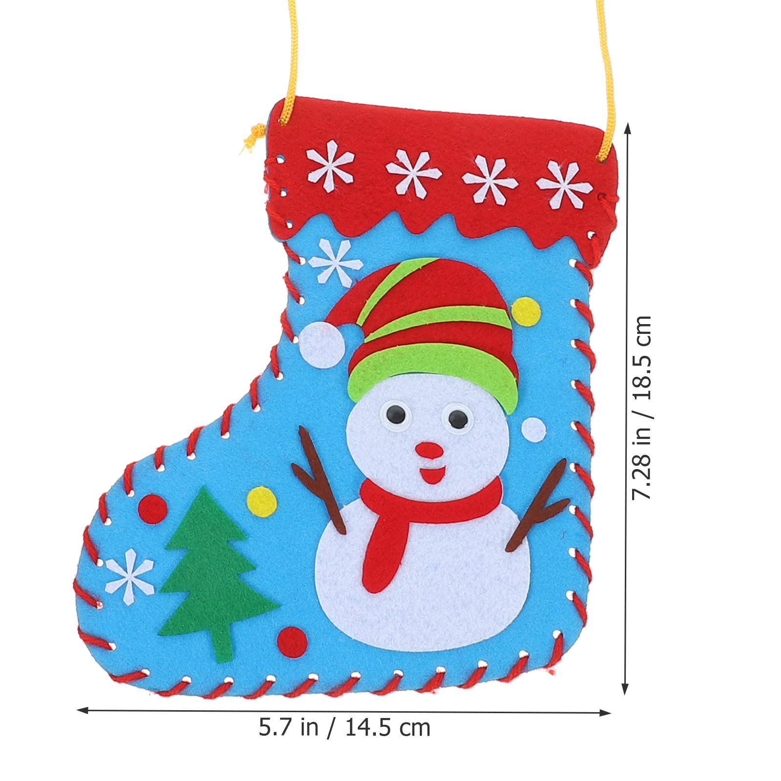 3Pcs Christmas Stocking DIY Ma - Christmas Stocking Hanging ulasan dan harga