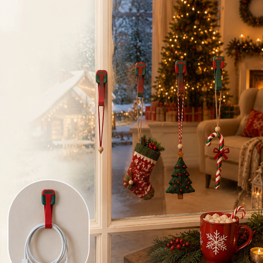 Reusable Silicone Christmas Ha - Christmas Stocking Hanging ulasan dan harga