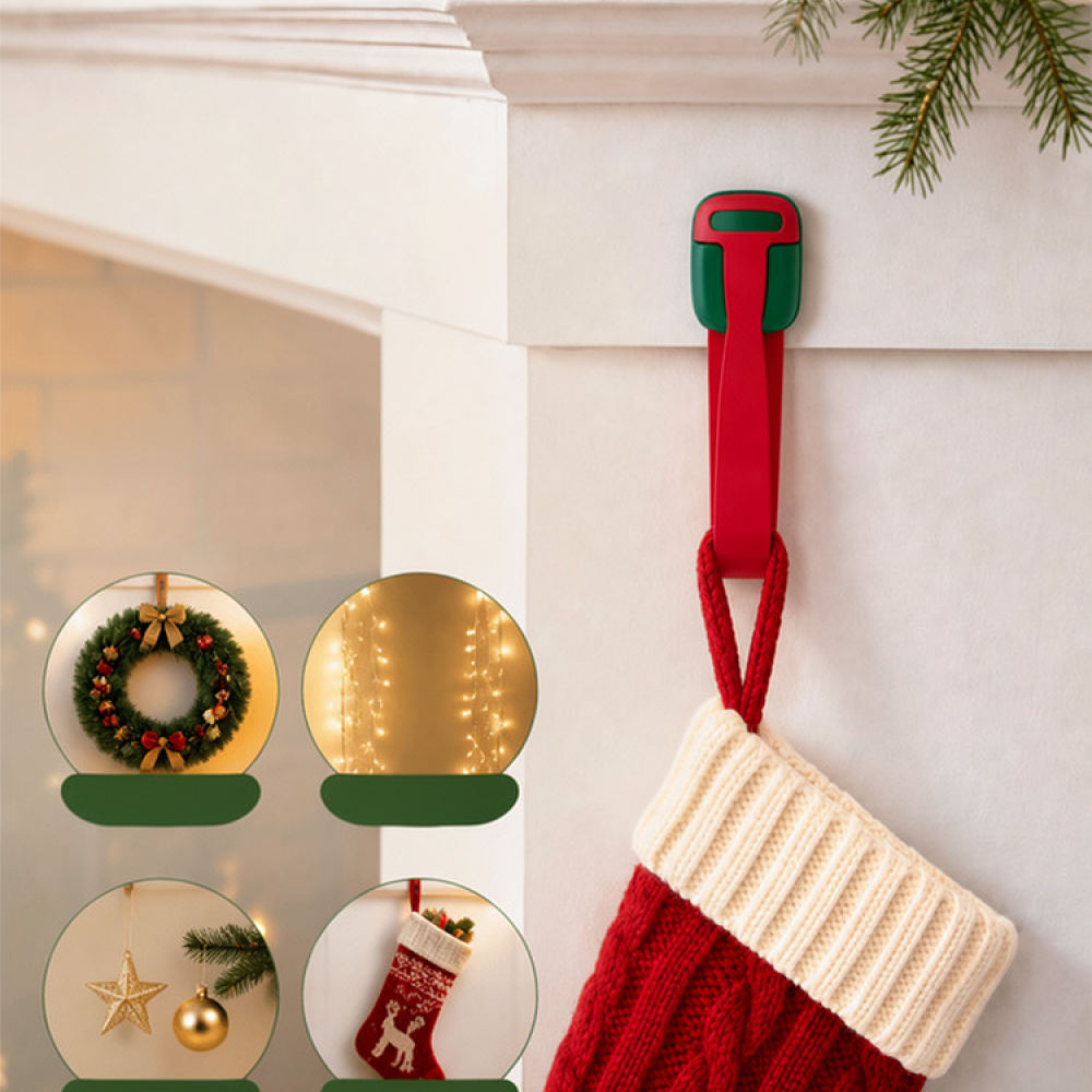 Reusable Silicone Christmas Ha - Christmas Stocking Hanging ulasan dan harga